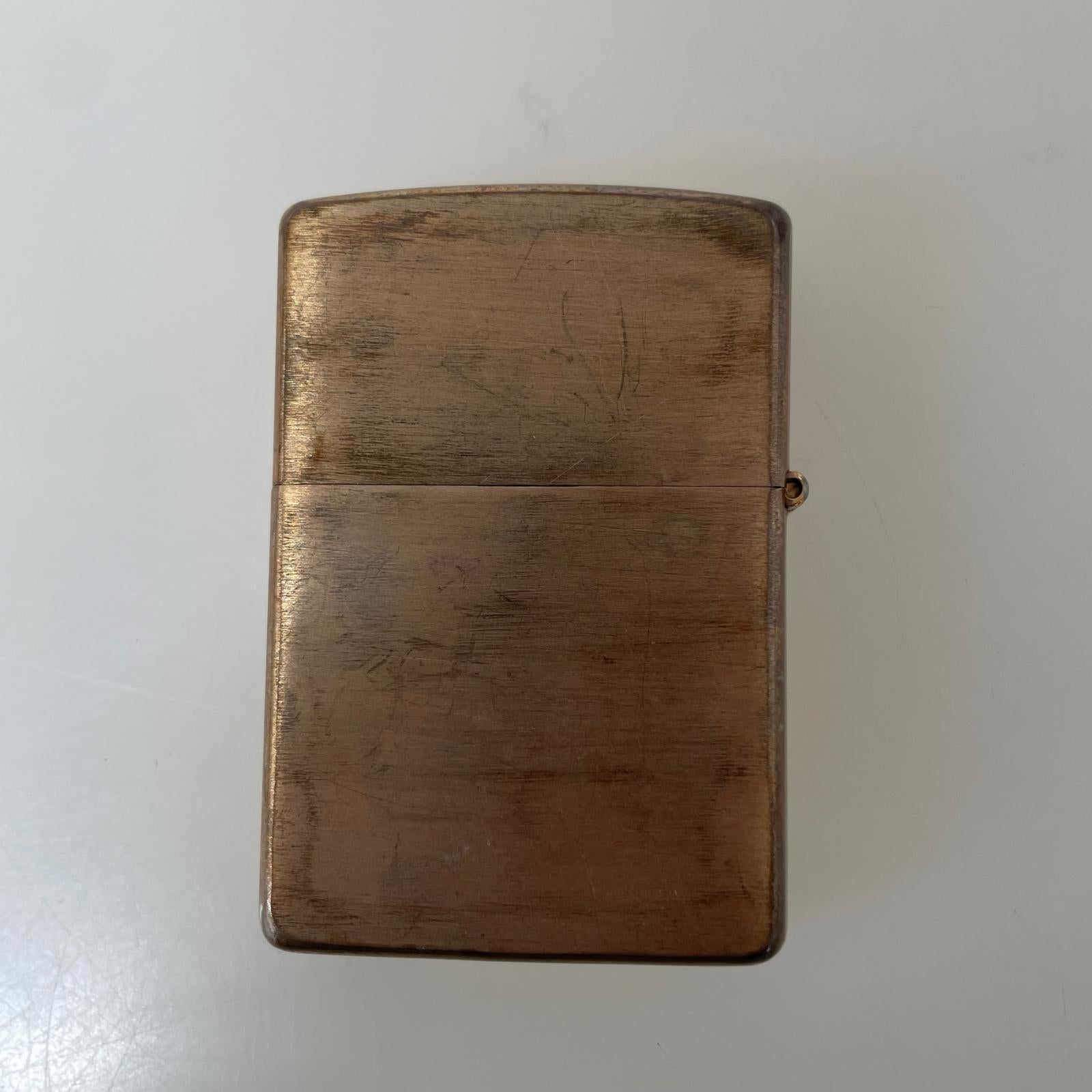 ライター ZERO HALLIBURTON ZIPPO ゴールド