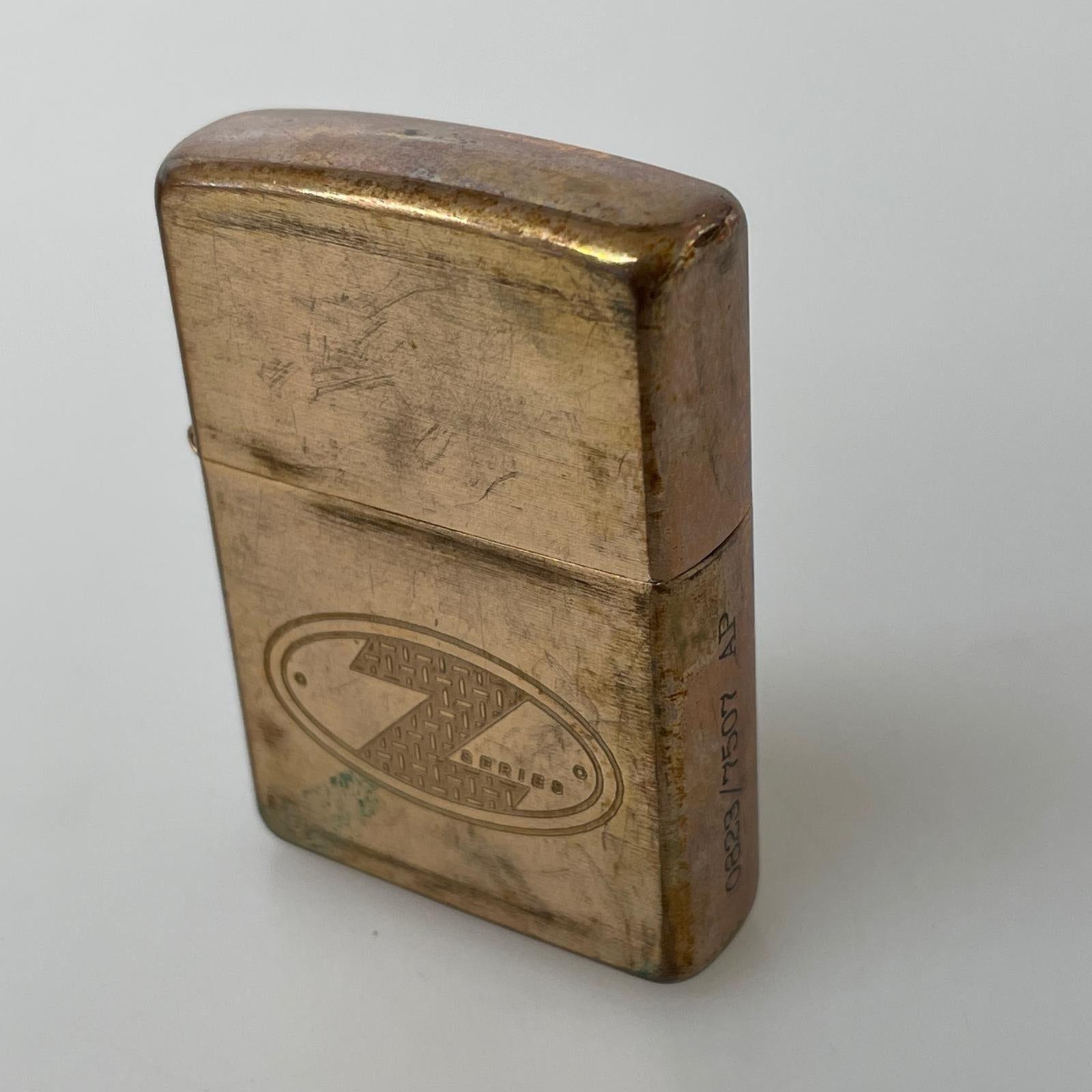 ライター ZERO HALLIBURTON ZIPPO ゴールド