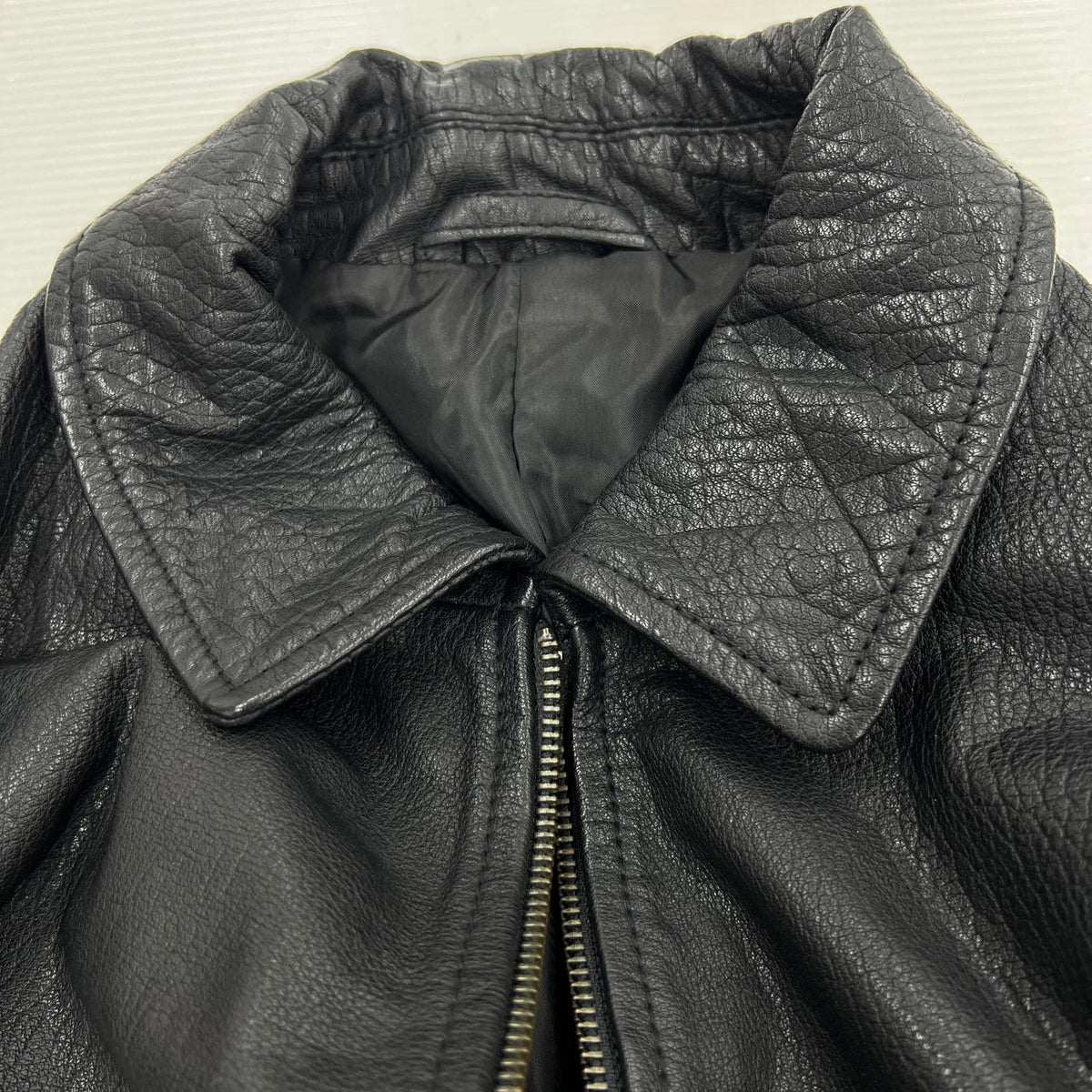 レザージャケット バッファローレザー ブラック