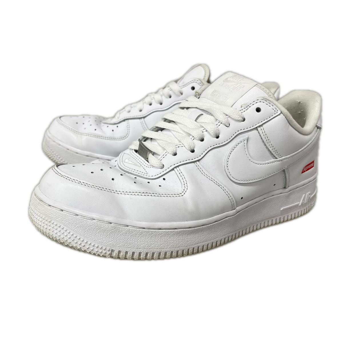 スニーカー Supreme AIR FORCE 1 白 CU9225-100 27.5cm 27.5cm (US9 1/2 UK9 EU45) ホワイト