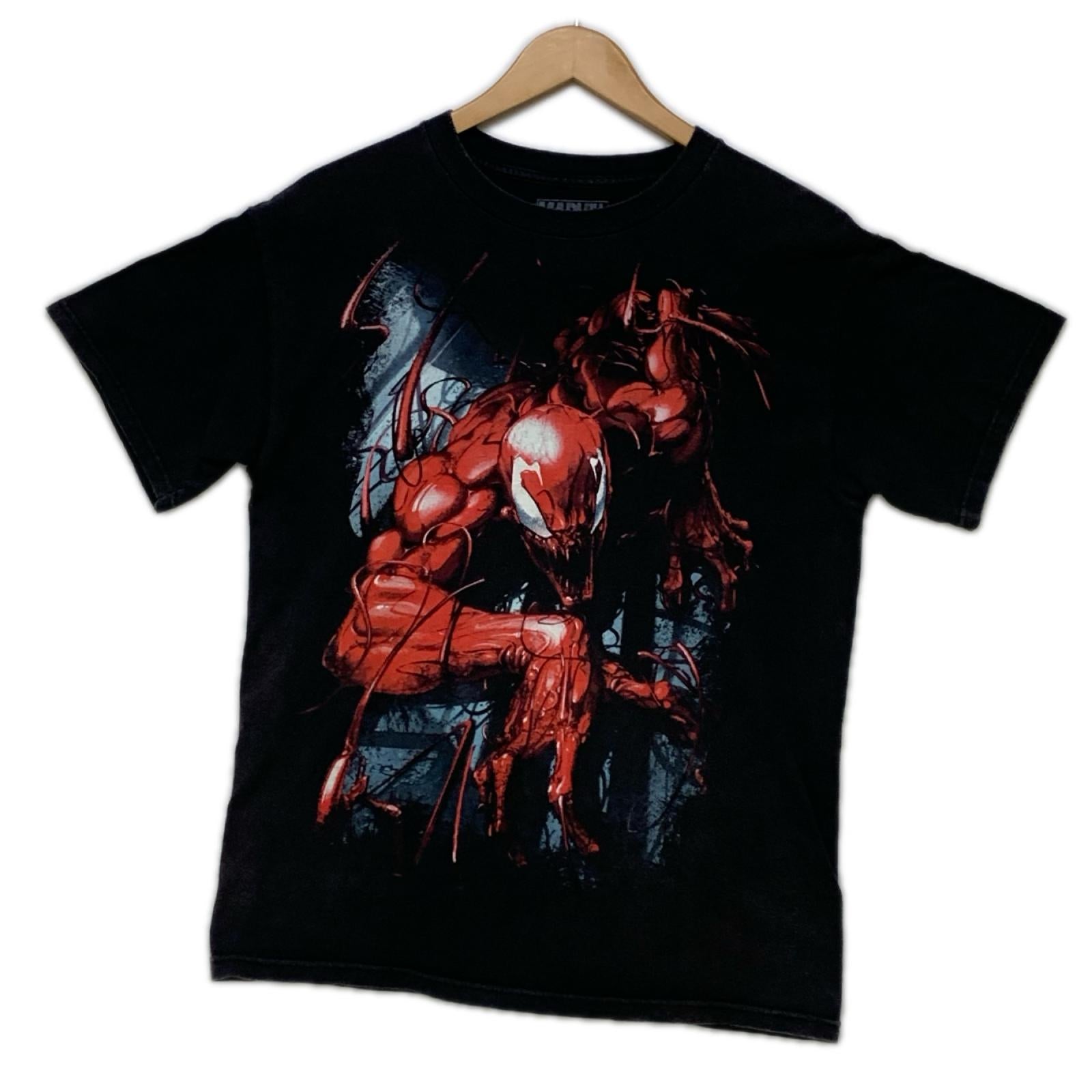 半袖Ｔシャツ MARVEL CARNAGE カーネイジ グラフィックプリントTee M ブラック M ブラック