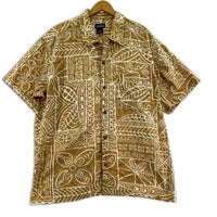半袖シャツ pataloha A/C オーガニックコットン ブラウン L ブラウン