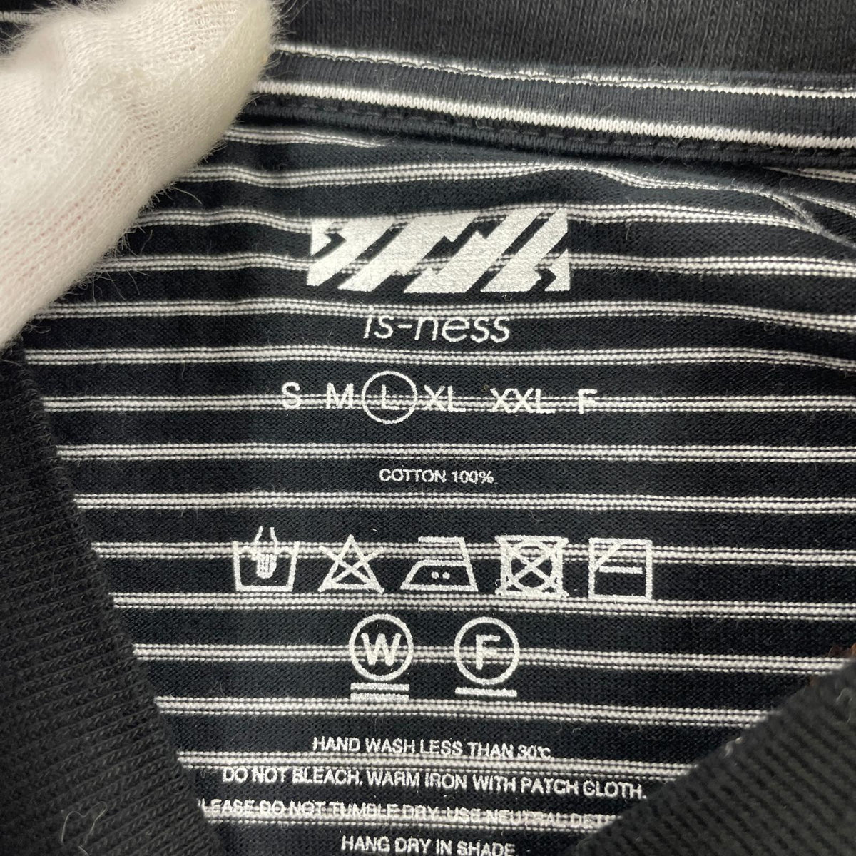 半袖Ｔシャツ BALLOON BORDER T-SHIRT L ブラック