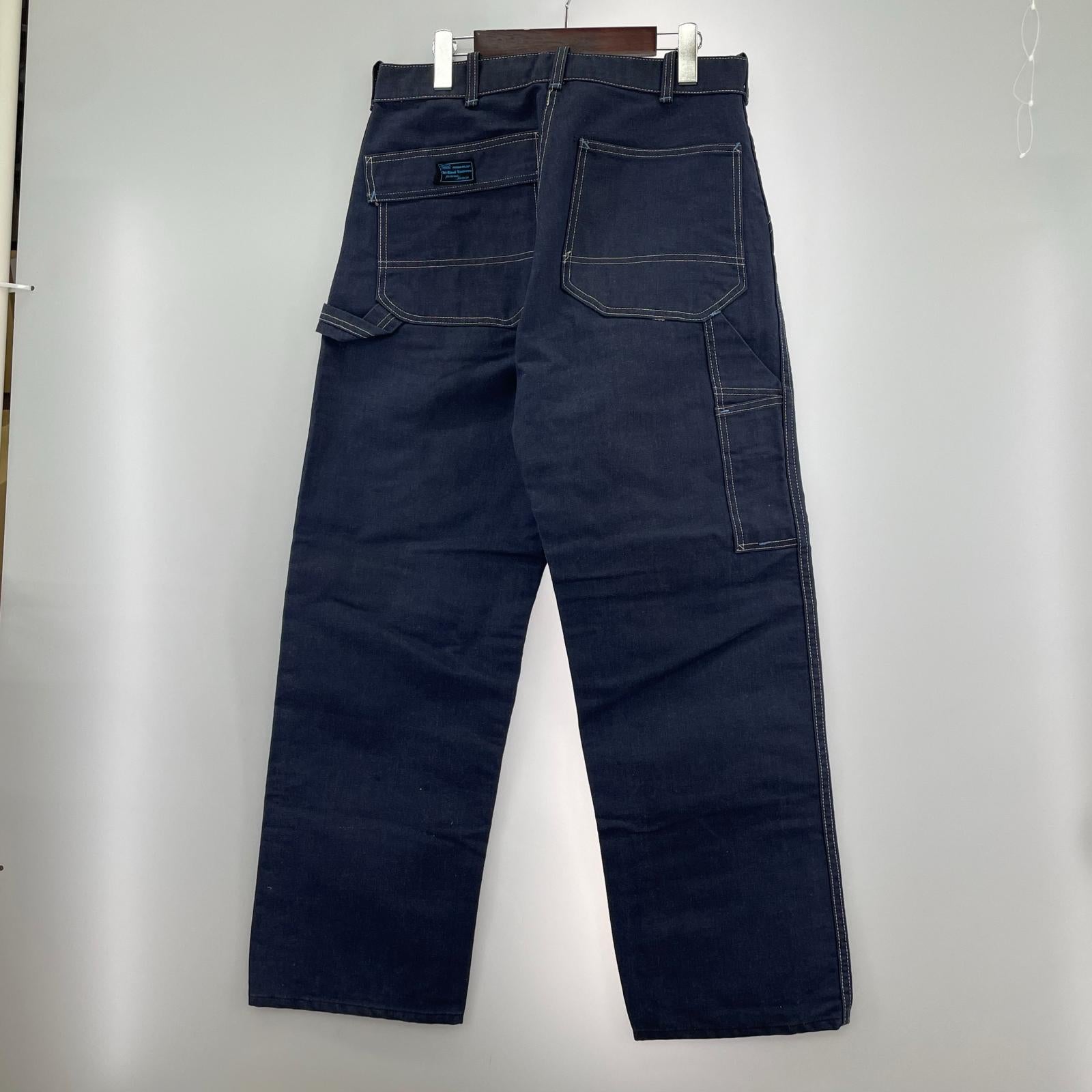 パンツ 70s Sears PERMA-PREST ペインター ワーク 青 (34) ブルー