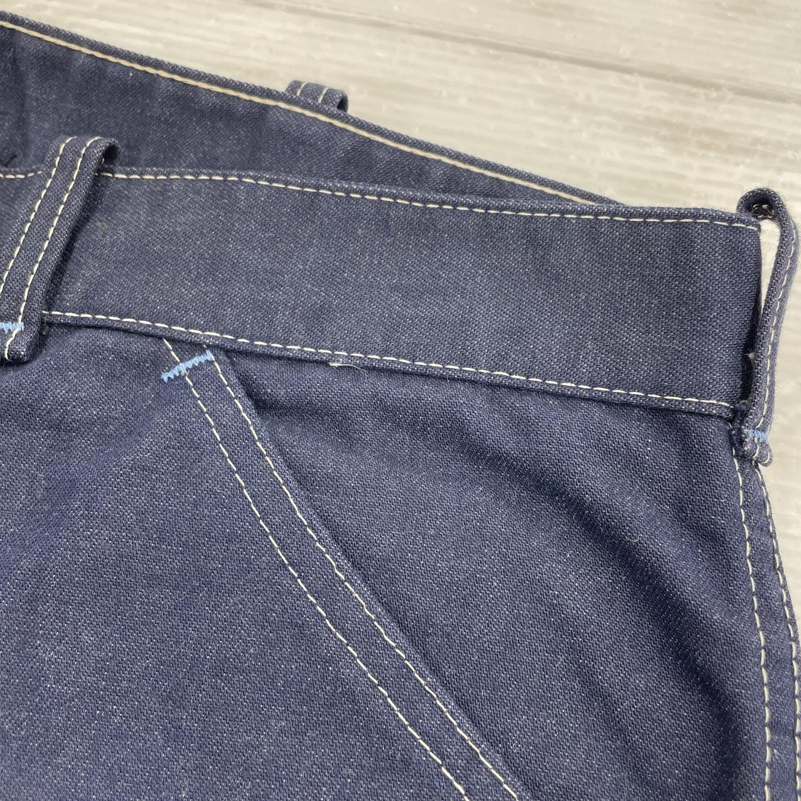 パンツ 70s Sears PERMA-PREST ペインター ワーク 青 (34) ブルー