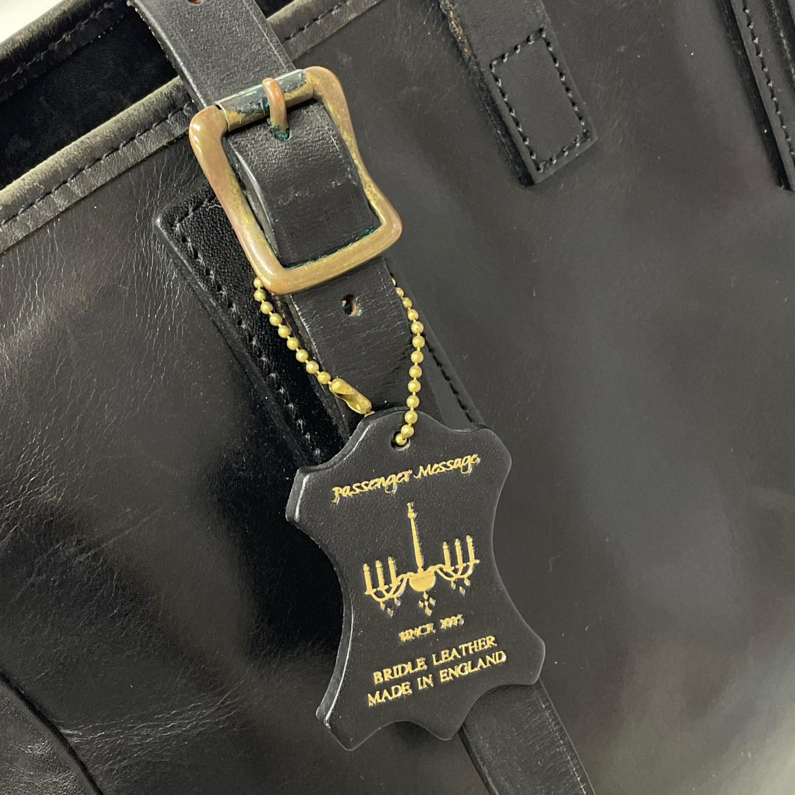 その他バッグ Passenger Message レザートートバッグ ブラック ブラック