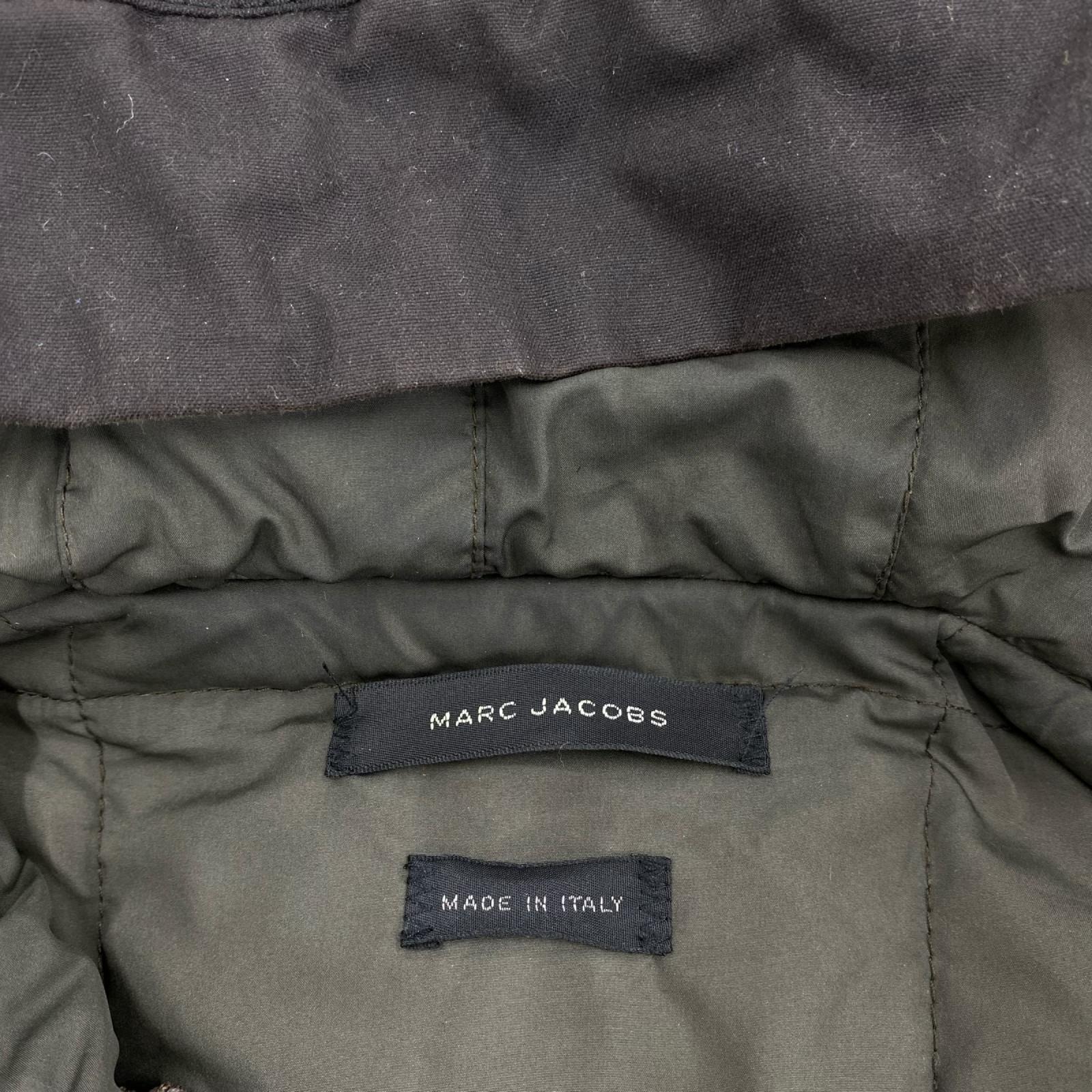 ジャケット MARC JACOBS ｵｲﾙﾄﾞｼﾞｬｹｯﾄ ﾀﾞｰｸﾌﾞﾗｳﾝ ブラウン