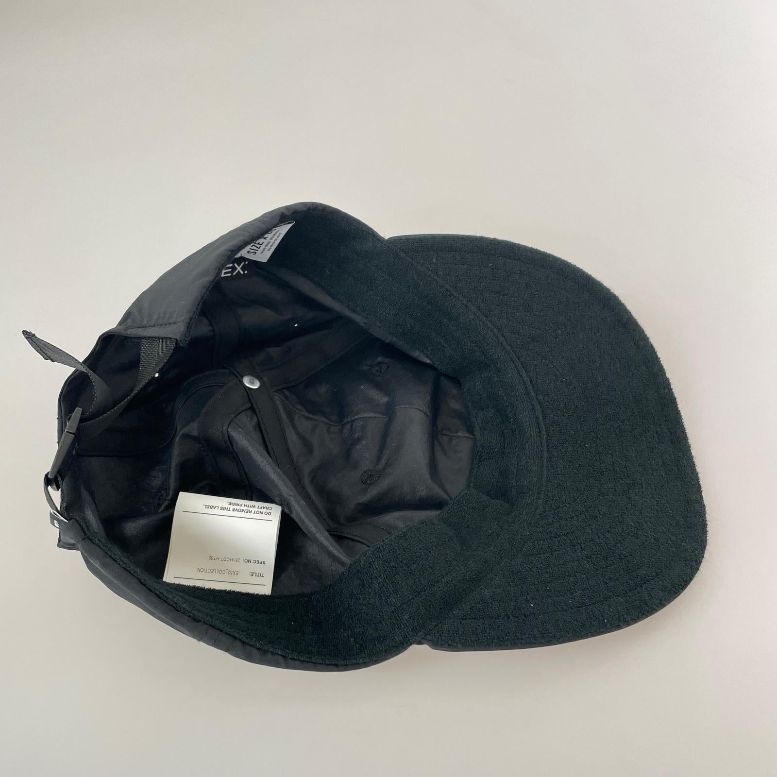 キャップ T-6M 01/CAP/NYLON.TUSSAH.PERTEX ブラック