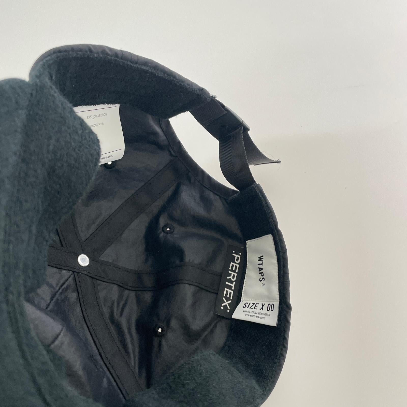 キャップ T-6M 01/CAP/NYLON.TUSSAH.PERTEX ブラック
