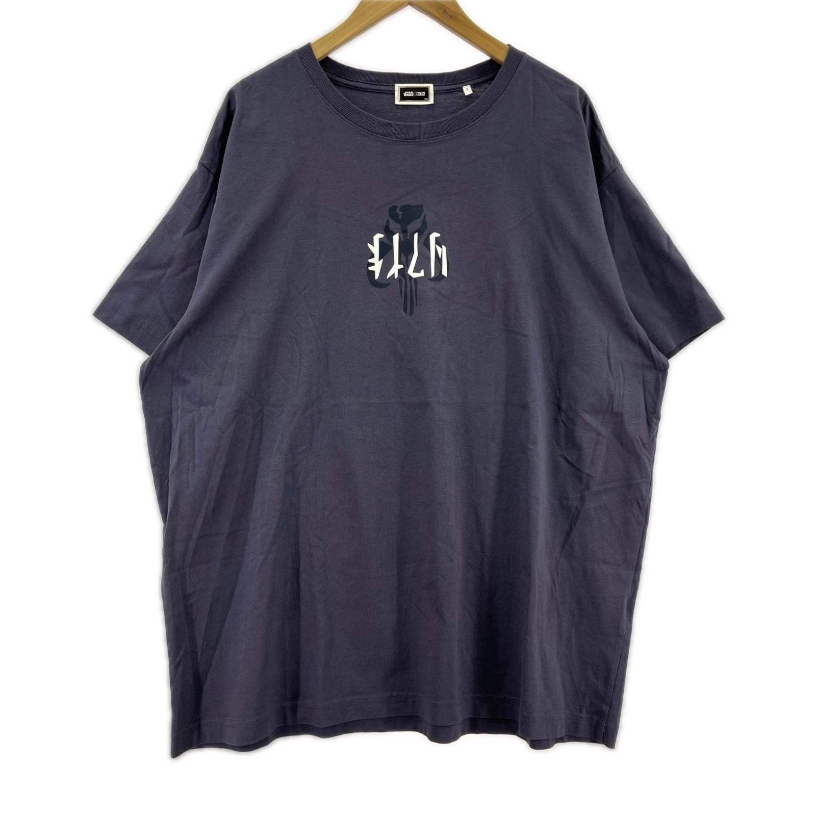 半袖Ｔシャツ KITH STAR WARS ﾏﾝﾀﾞﾛﾘｱﾝ S/S TEE 紺 (XXL) ネイビー