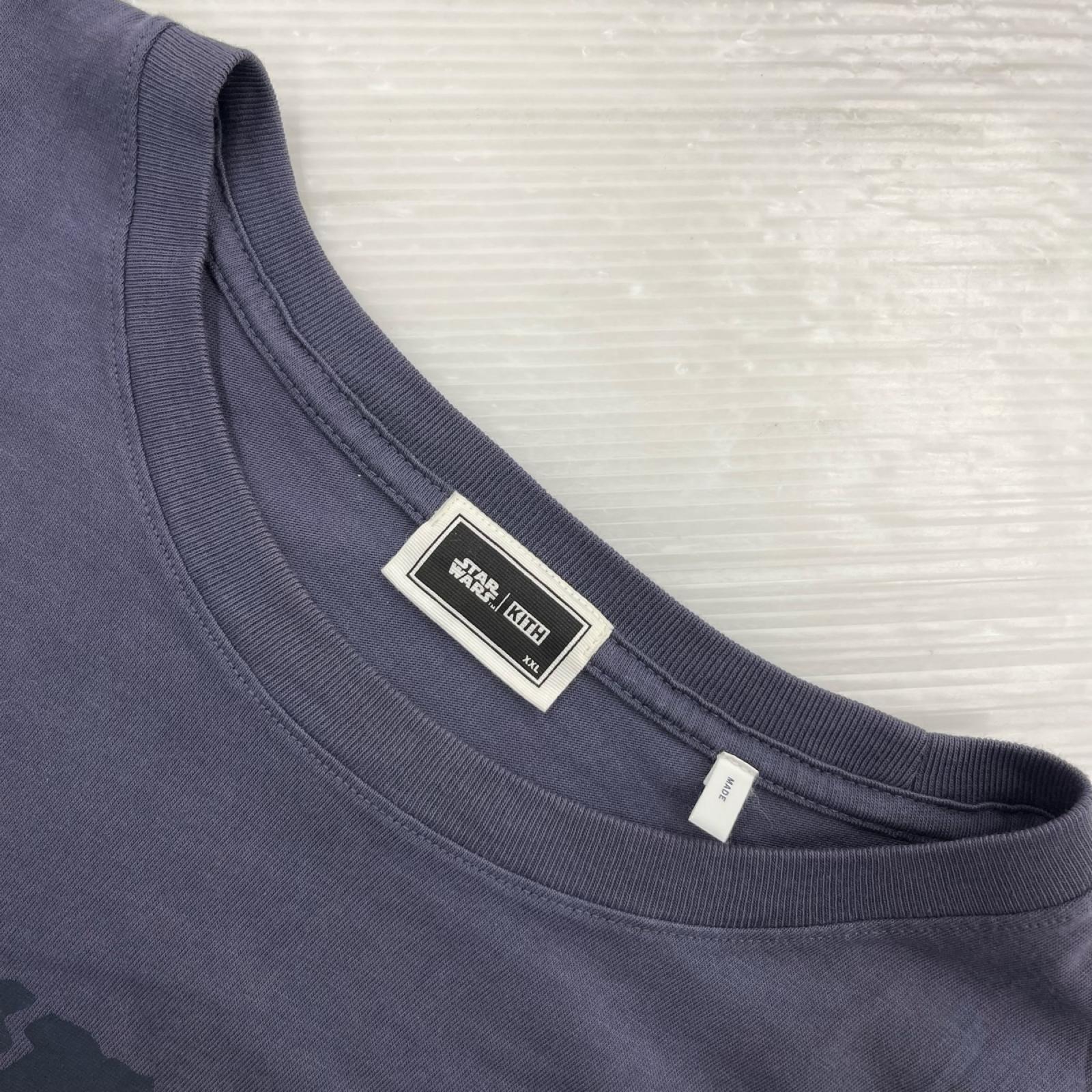 半袖Ｔシャツ KITH STAR WARS ﾏﾝﾀﾞﾛﾘｱﾝ S/S TEE 紺 (XXL) ネイビー