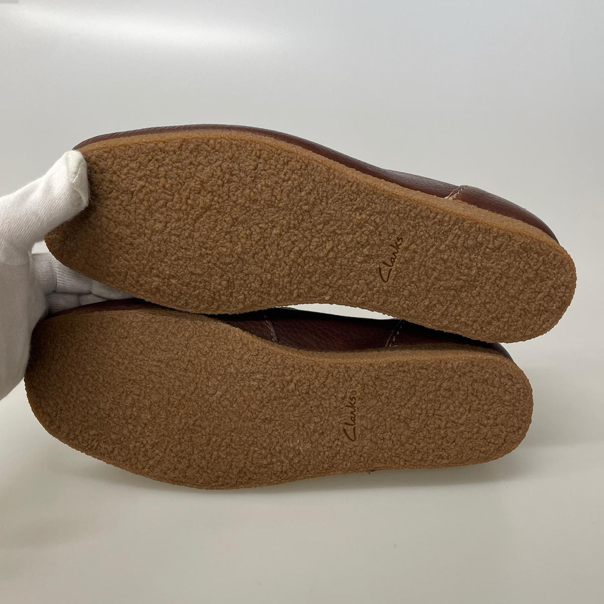 シューズ Clarks ワラビーモカシンBR 25.5 ブラウン