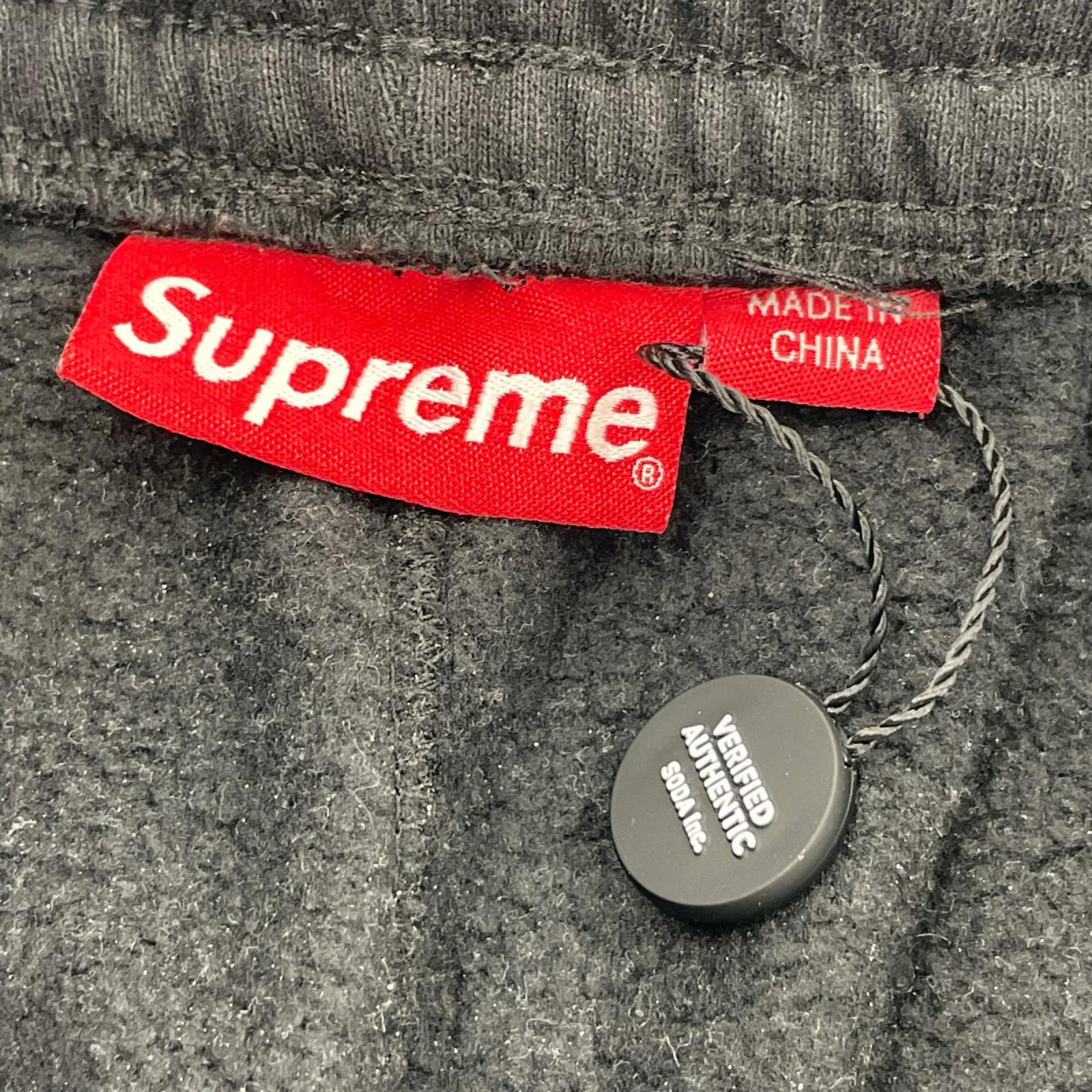 パンツ Supreme 22AW Satin Applique Sweatpant スウェットパンツ 黒 M ブラック
