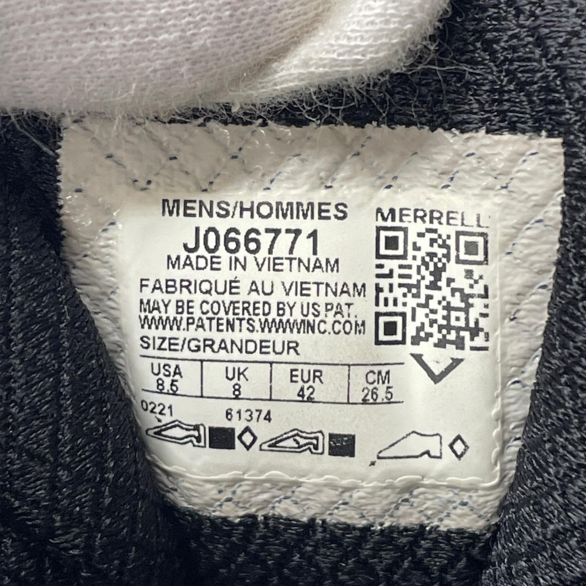スニーカー MERRELL　モアブスピード 26.5cm (US8 1/2 UK8 EU43) ブラック