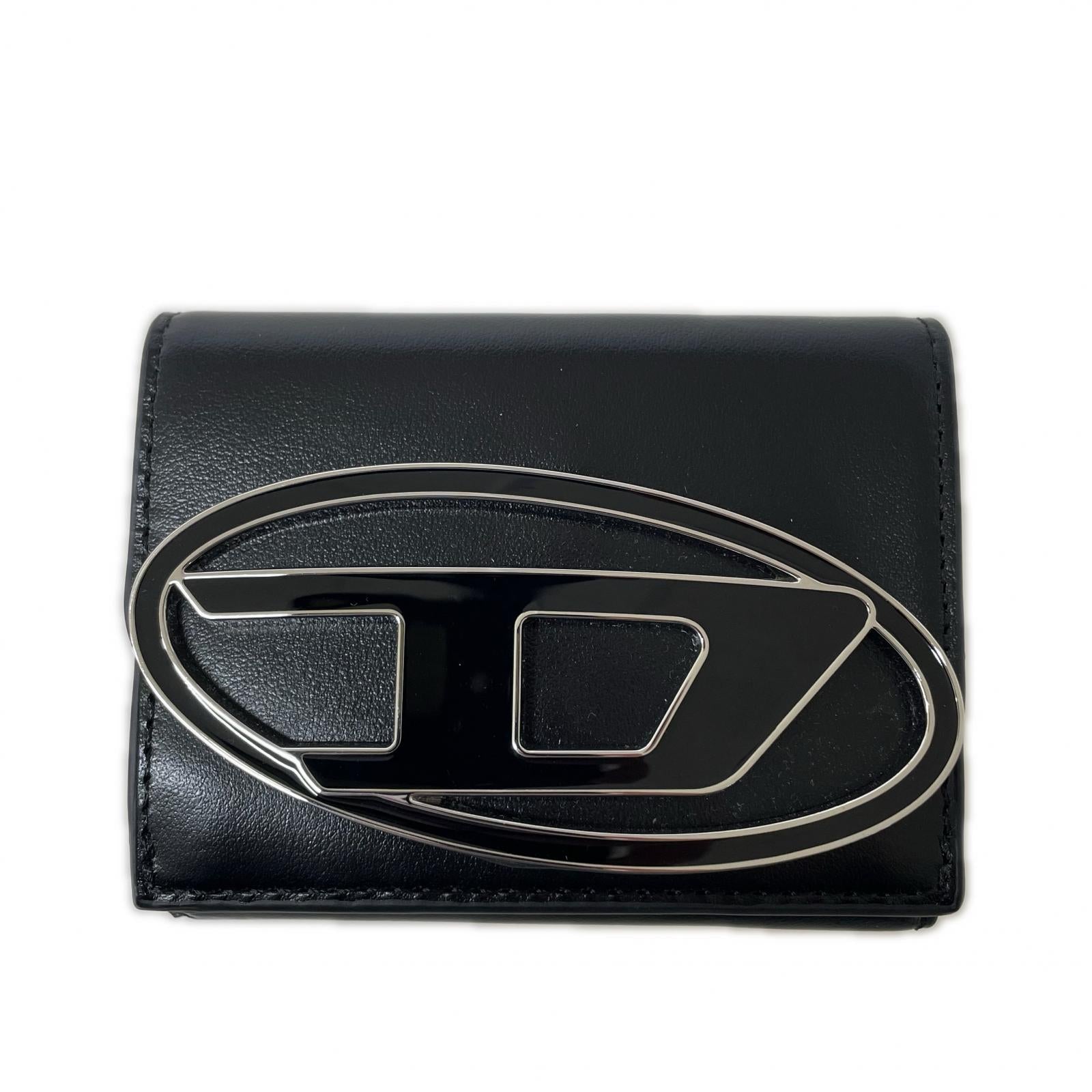 コンパクトウォレット DIESEL 1DR Tri Fold Coin XS ブラック