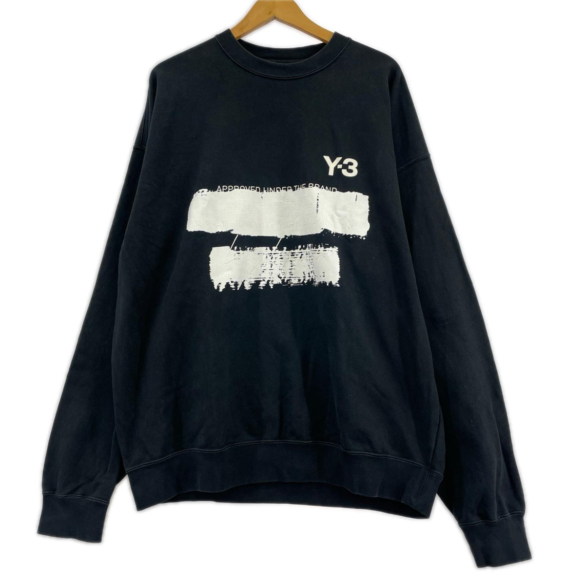 スウェット 25SS ｸﾞﾗﾌｨｯｸﾛｺﾞ ﾌﾞﾗｯｸ (M) M ブラック