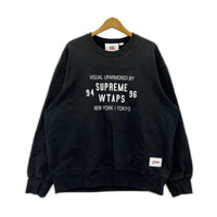 スウェット ×WTAPS 21AW WTAPS Crewneck ブラック (L) L ブラック