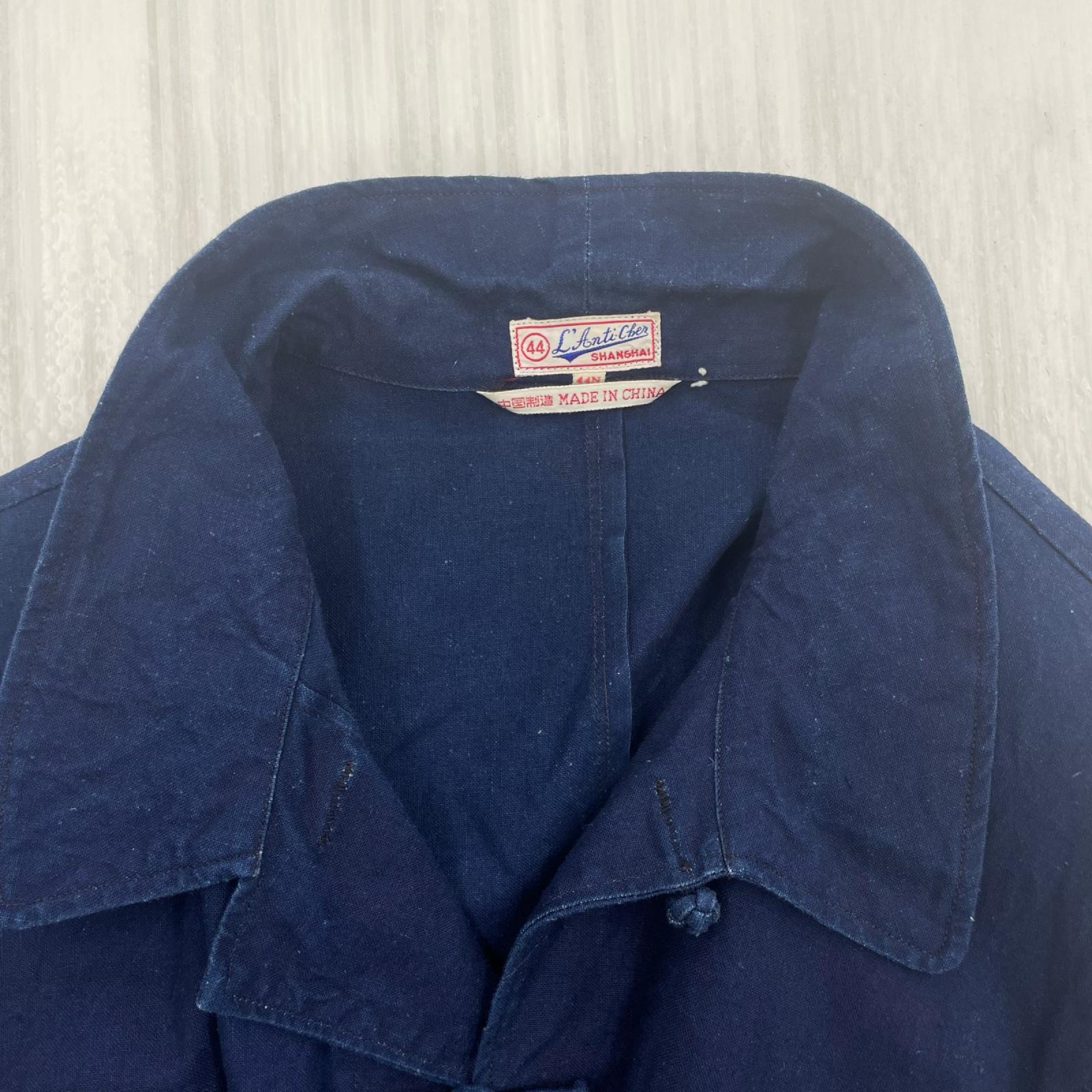 ジャケット L.Anti Cher FRENCH セットアップ 44 ネイビー