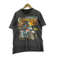 半袖Ｔシャツ 91年製 American Heritage USA製 BLK グレー