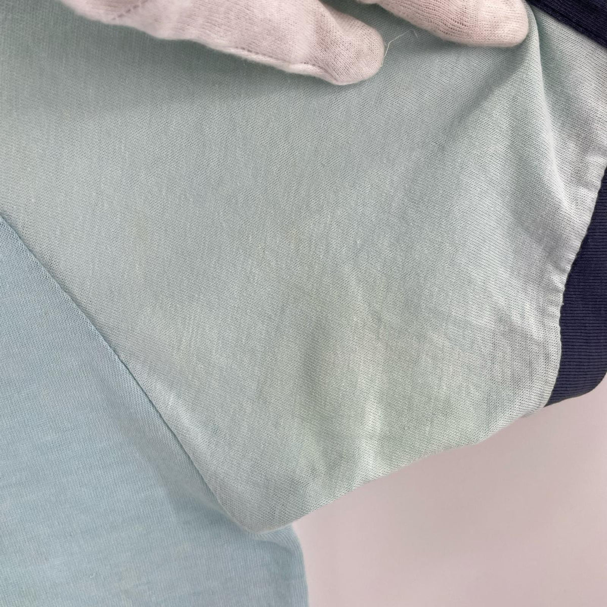 半袖Ｔシャツ 73~82s ﾊﾞｰﾀﾞｸﾞ後期 S/S ｶﾚｯｼﾞﾘﾝｶﾞｰTee M ブルー
