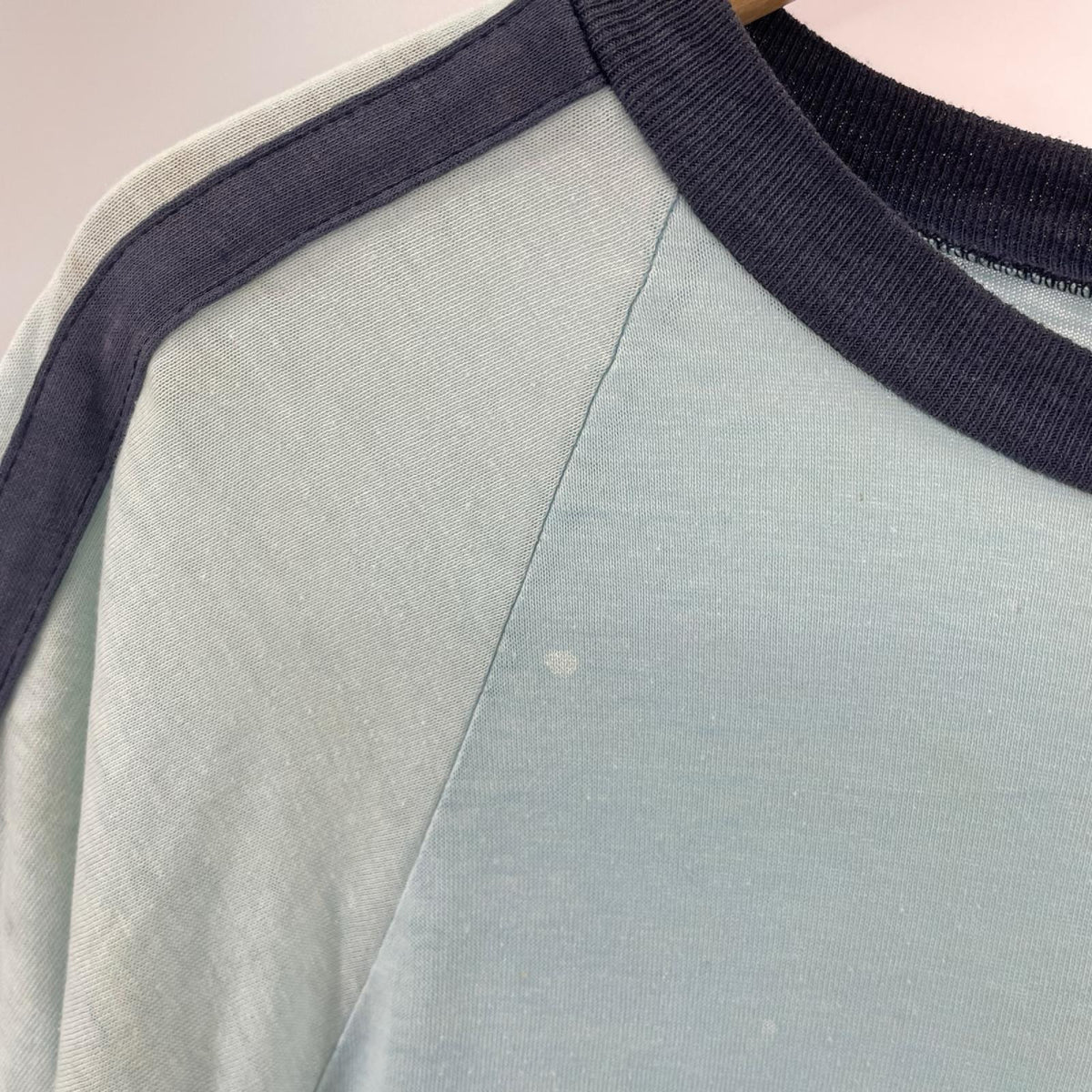 半袖Ｔシャツ 73~82s ﾊﾞｰﾀﾞｸﾞ後期 S/S ｶﾚｯｼﾞﾘﾝｶﾞｰTee M ブルー