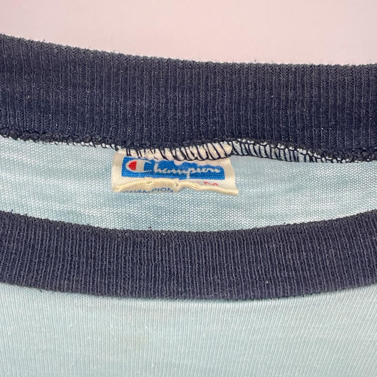 半袖Ｔシャツ 73~82s ﾊﾞｰﾀﾞｸﾞ後期 S/S ｶﾚｯｼﾞﾘﾝｶﾞｰTee M ブルー