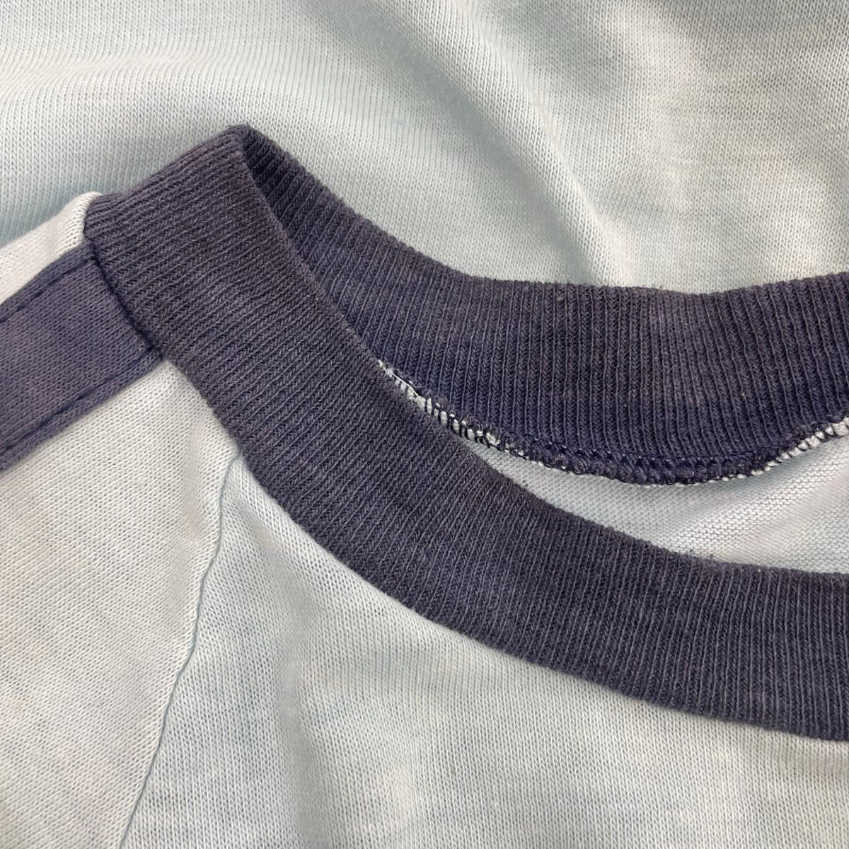 半袖Ｔシャツ 73~82s ﾊﾞｰﾀﾞｸﾞ後期 S/S ｶﾚｯｼﾞﾘﾝｶﾞｰTee M ブルー