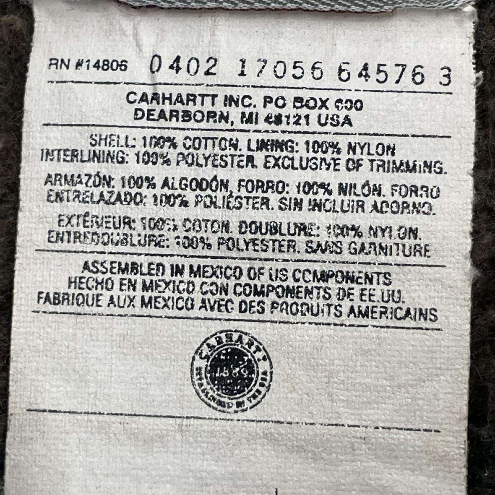 ジャケット 00s US ダック ランチ コート XL ブラウン