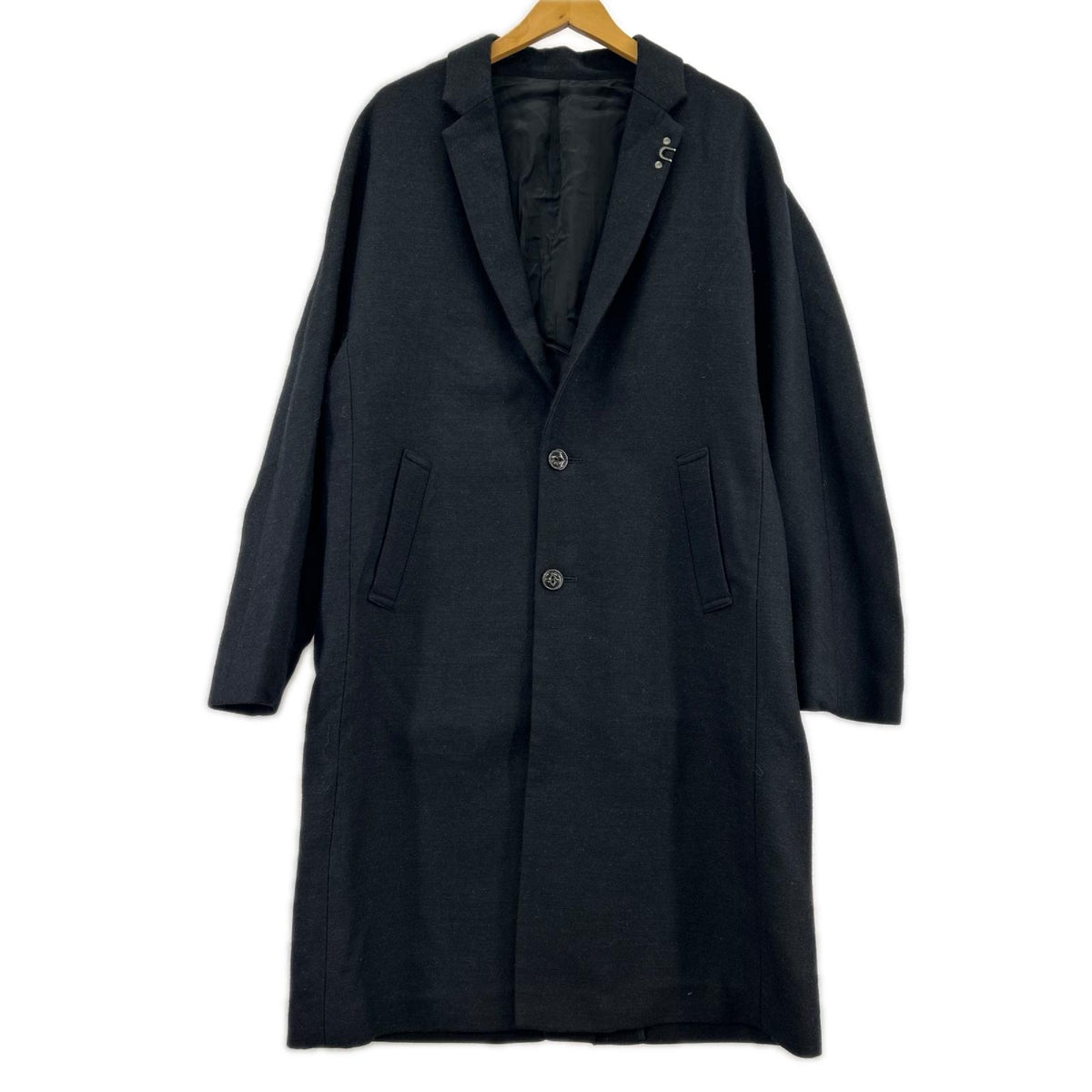 その他アウター 16AW ドルマンスリーブチェスターコート 1 ブラック ブラック