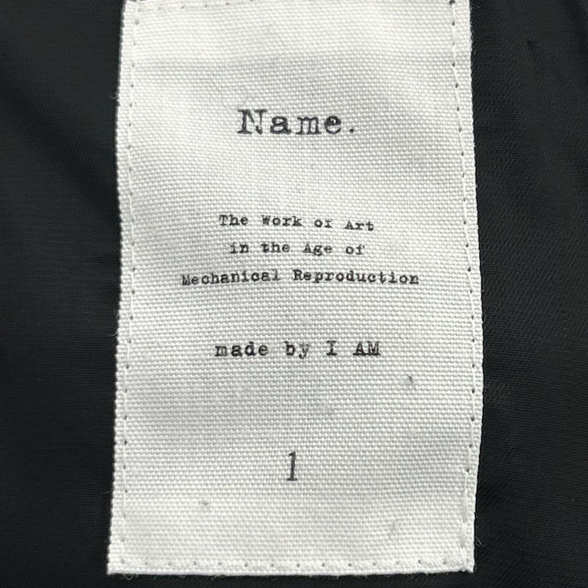 その他アウター 16AW ドルマンスリーブチェスターコート 1 ブラック ブラック