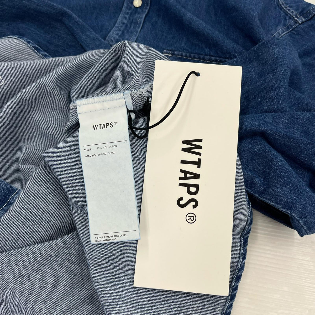 長袖シャツ ALLMAN/LS/COTTON. DENIM 261CWDT-SHM03 2