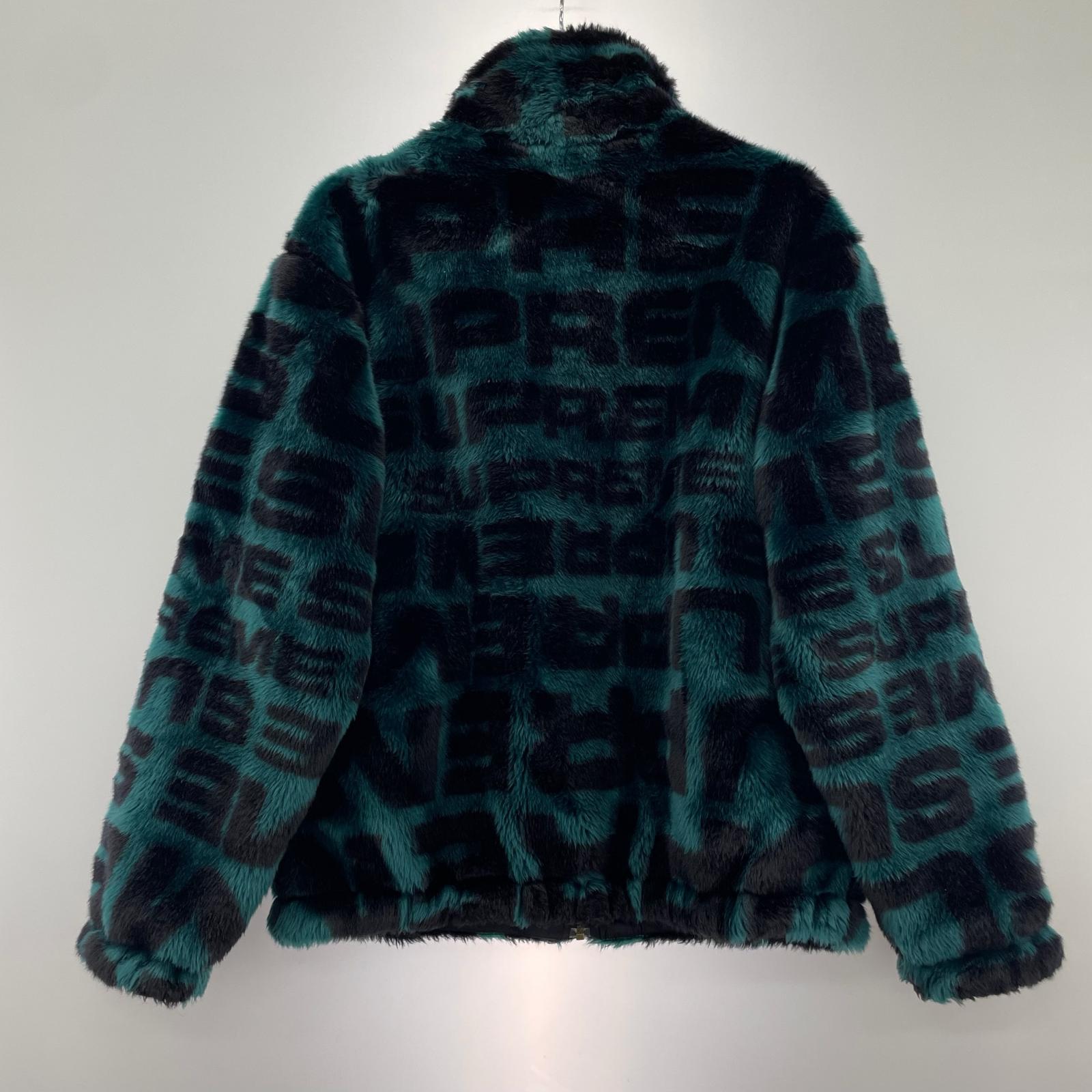 ジャケット SUPREME FAUX FUR 18SS M グリーン