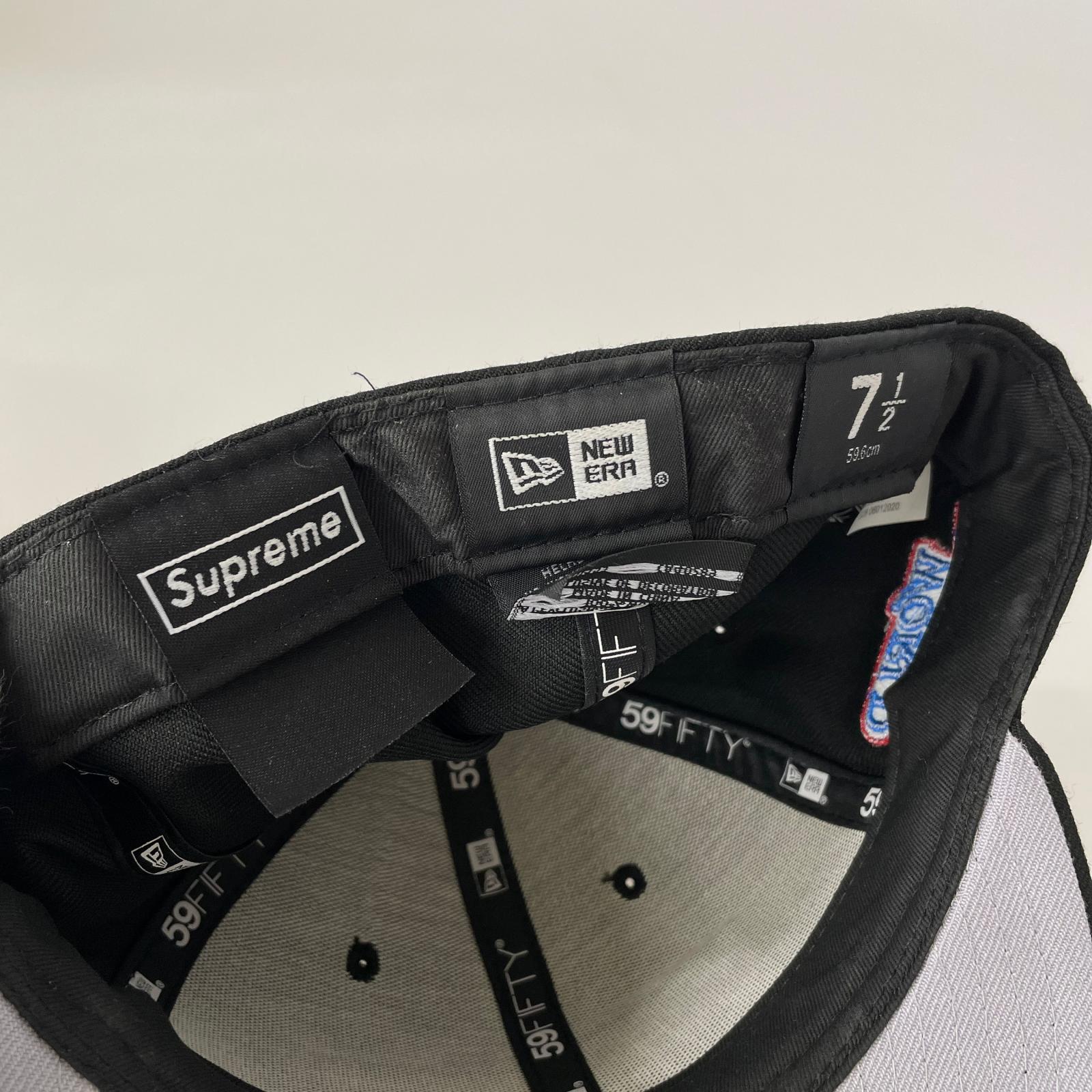キャップ ×NEW ERA World Famous Box Logo (7 1/2） ブラック