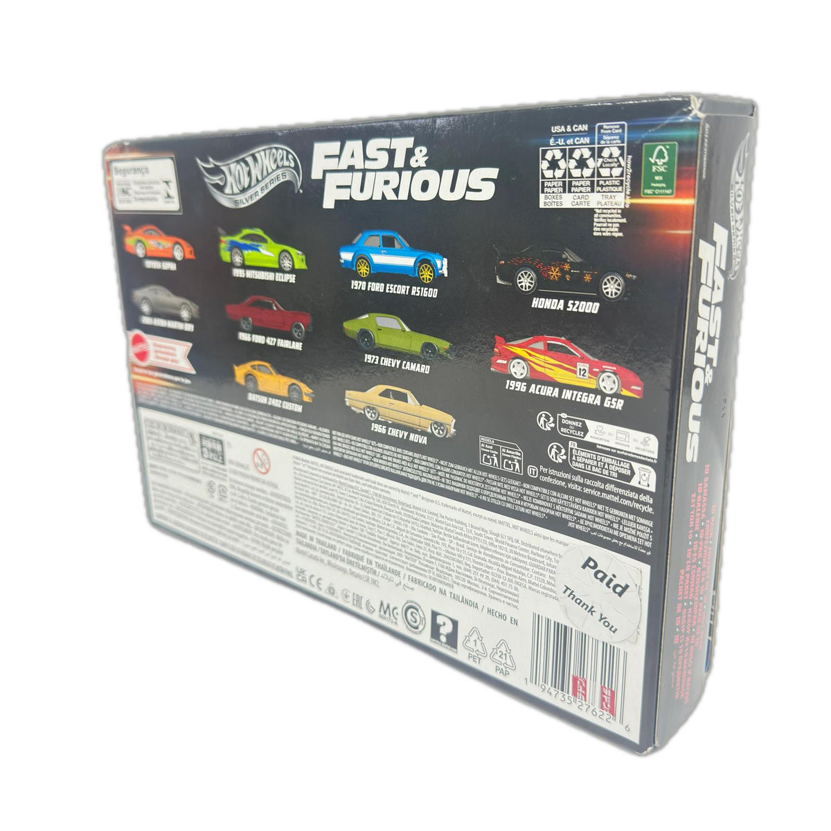 ワイルド・スピード 10パック アソート JCT92 Hot Wheels ミニカーその他