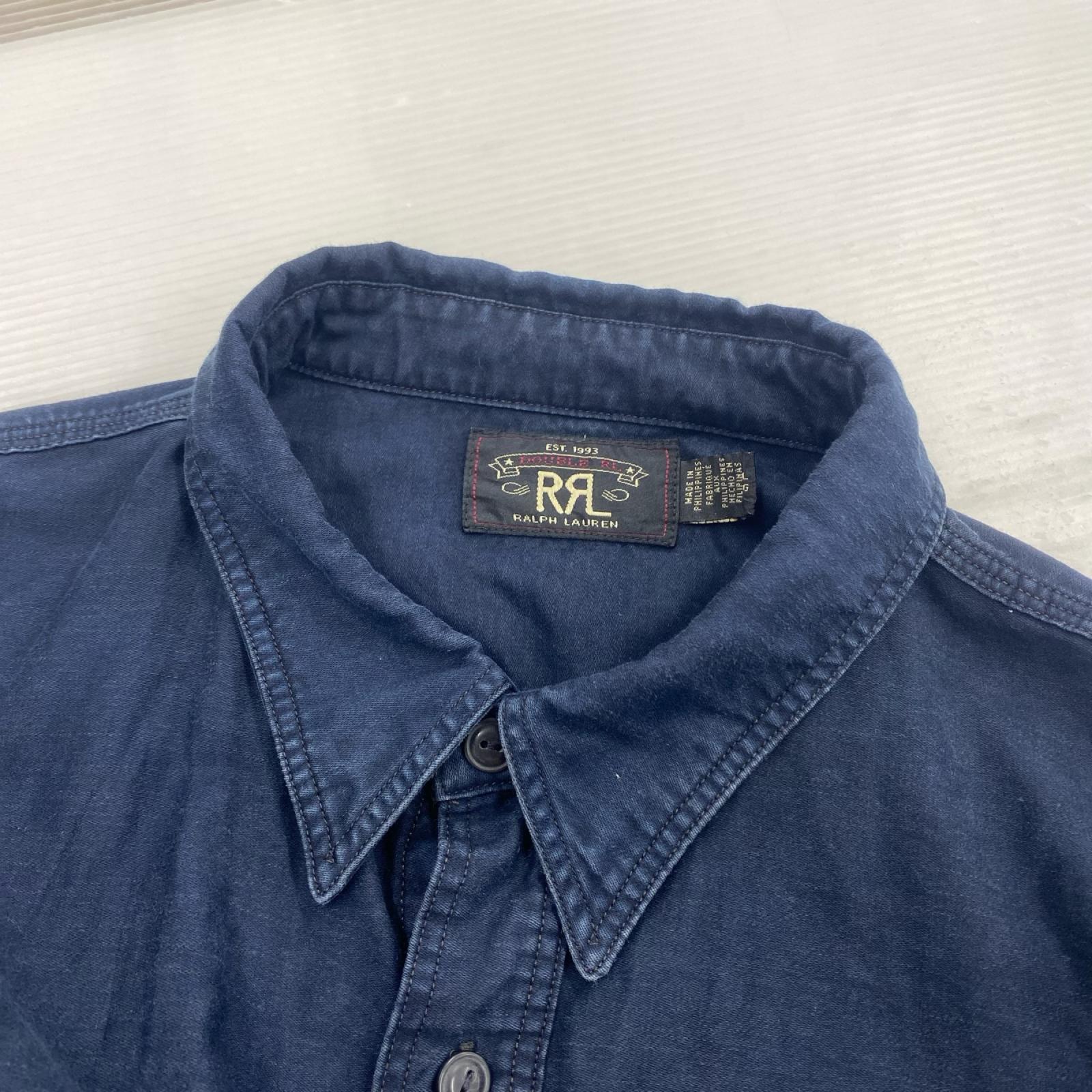 長袖シャツ コットンリネン Cameron シャツ (L) 782928523001 L ネイビー