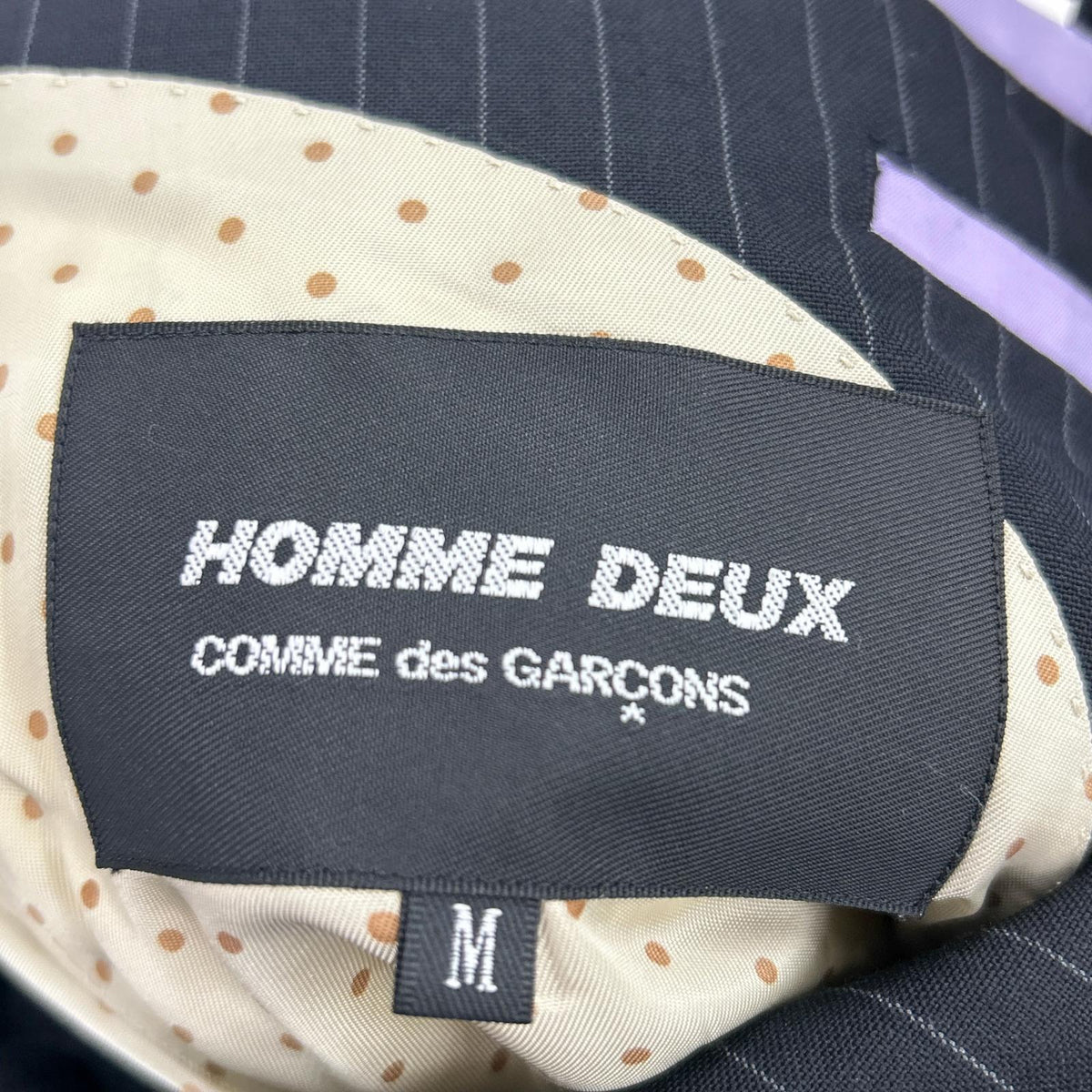 テーラードジャケット HOMME DEUS ストライプ テーラードジャケット M