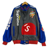 ジャケット レーシングジャケット 青グレー
