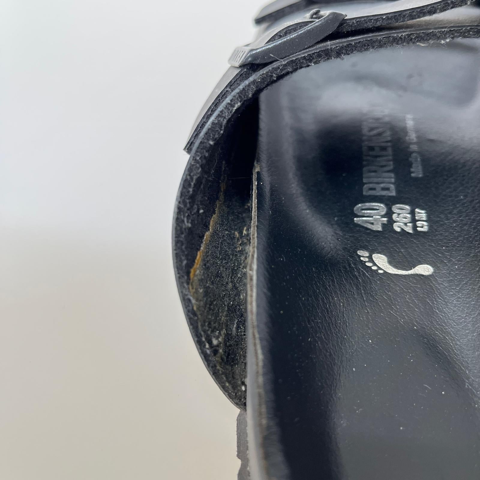 サンダル UNITED ARROWS別注 ZURICH レザー BLK (26.0) 26 ブラック