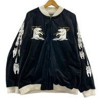 ジャケット HOUSTON スーベニアジャケット 黒 (XXL) ブラック