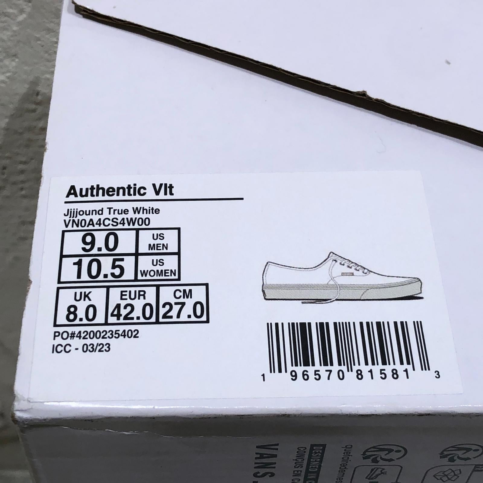 スニーカー VANS VAULT × JJJJound Authentic LX