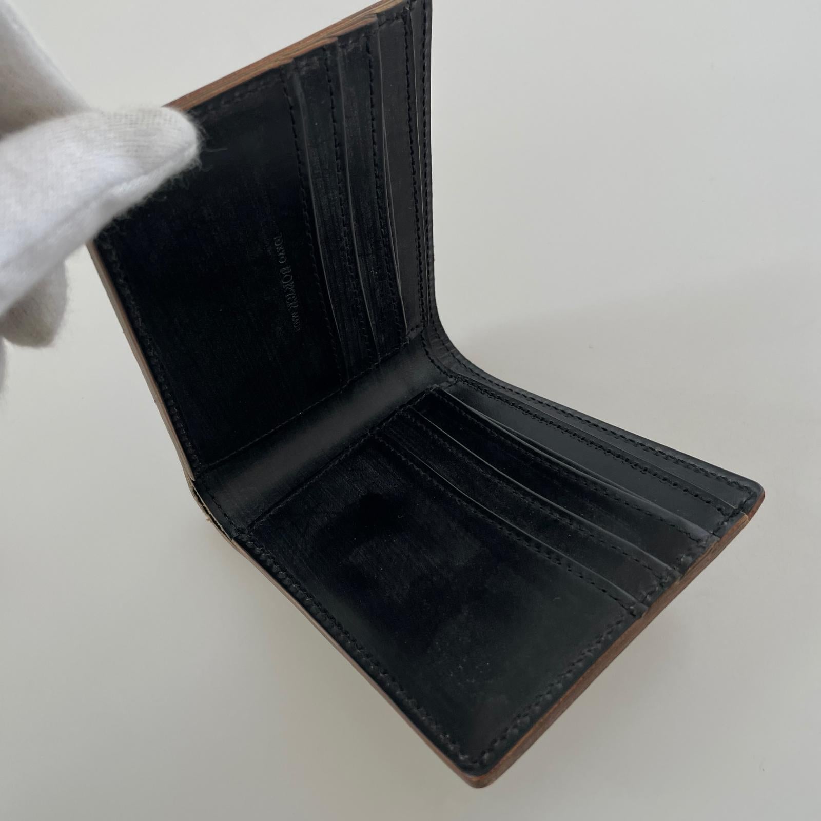 コンパクトウォレット 2つ折り財布 ブラック