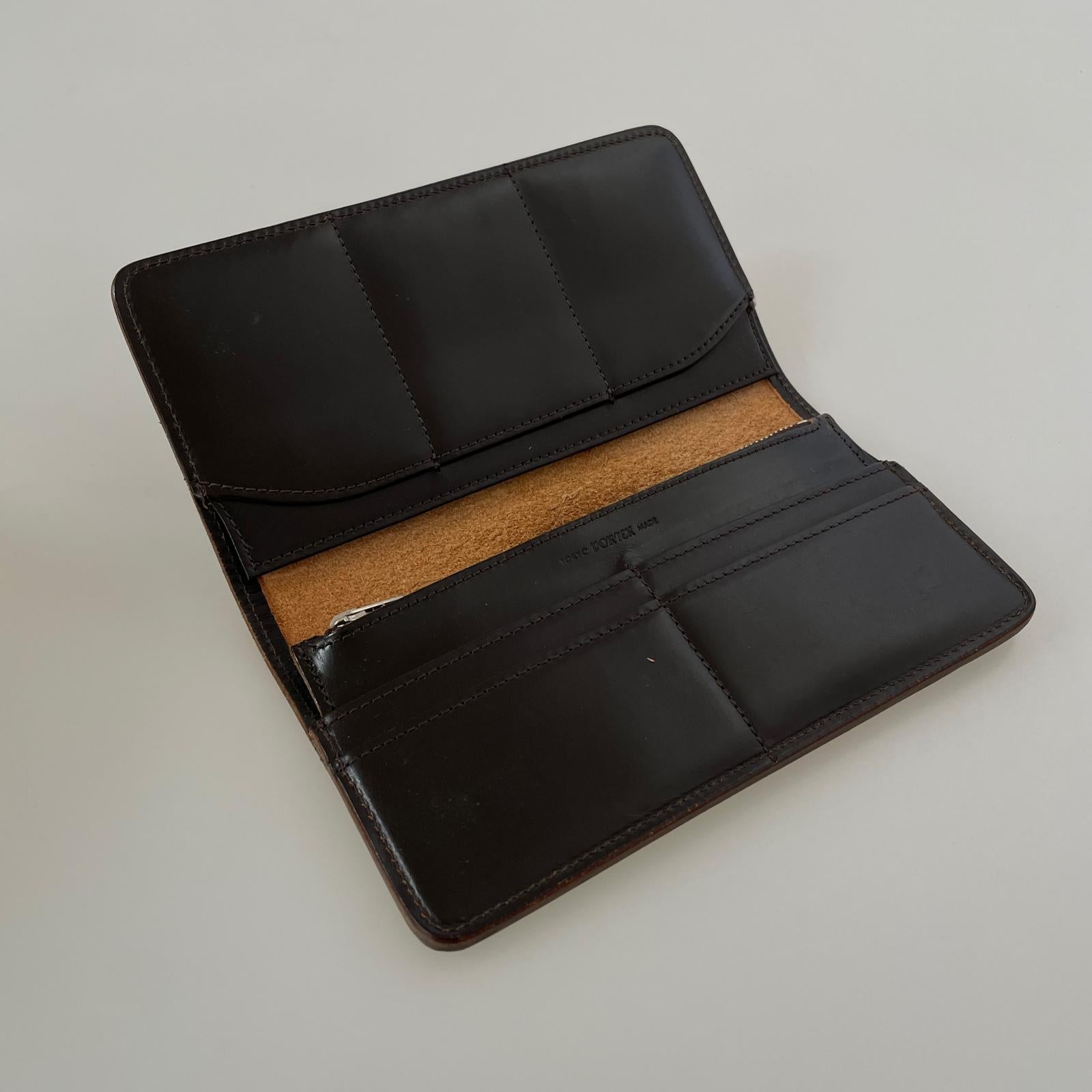 長財布 BILL CORDOVAN ブラウン