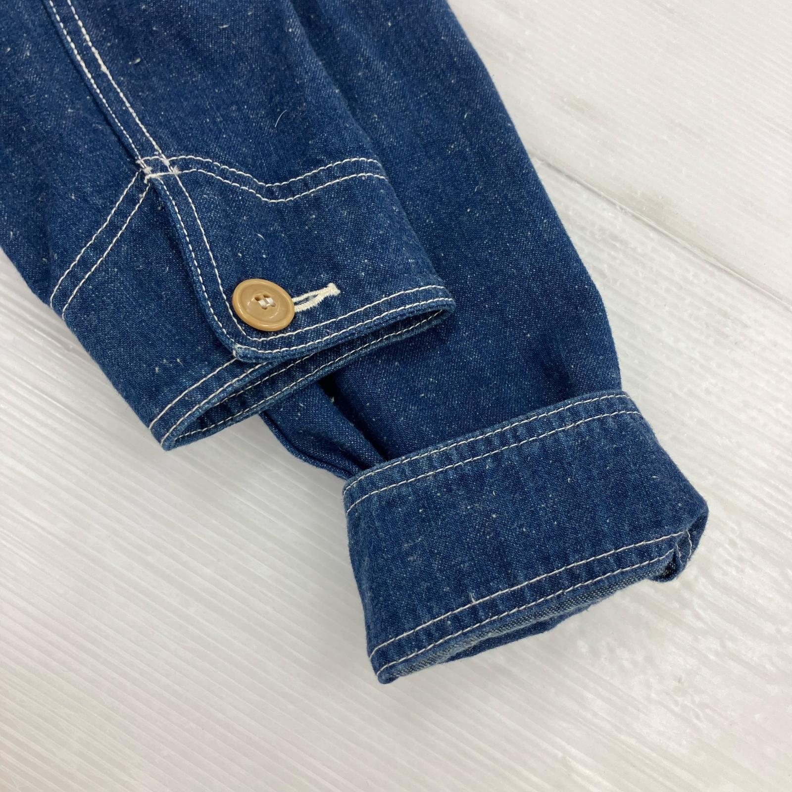 デニムジャケット FDMTL ファンダメンタル 刺し子 パッチワーク カバーオール(2) 2 ネイビー