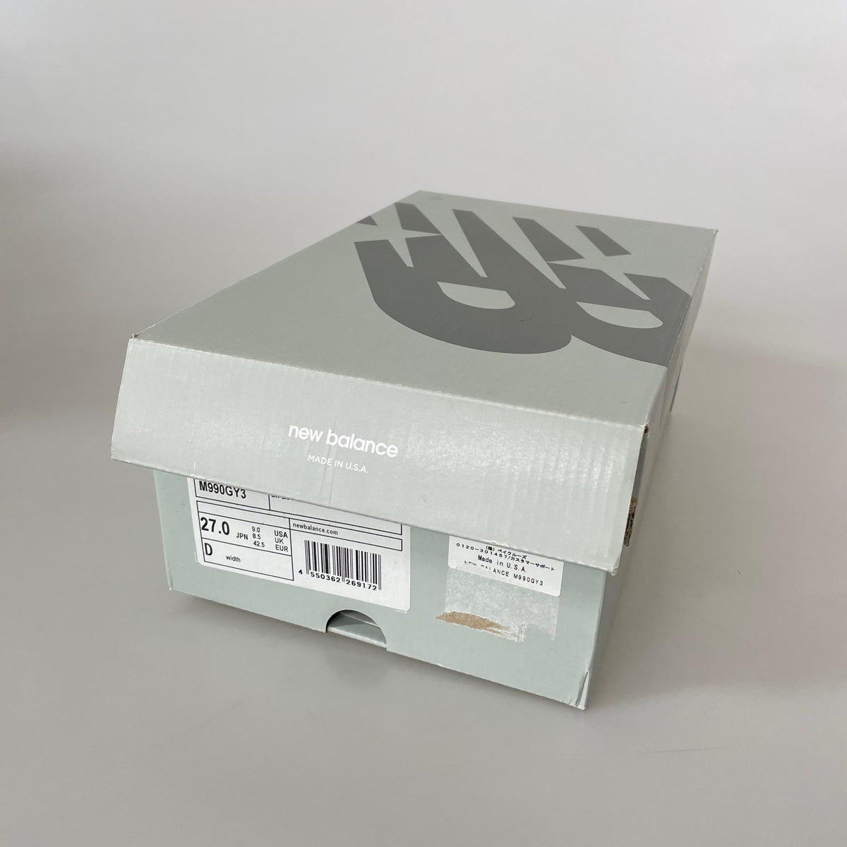 スニーカー 990v3 Black Grey Teal グレー 27cm 27cm (US9 UK8 1/2 EU44) グレー