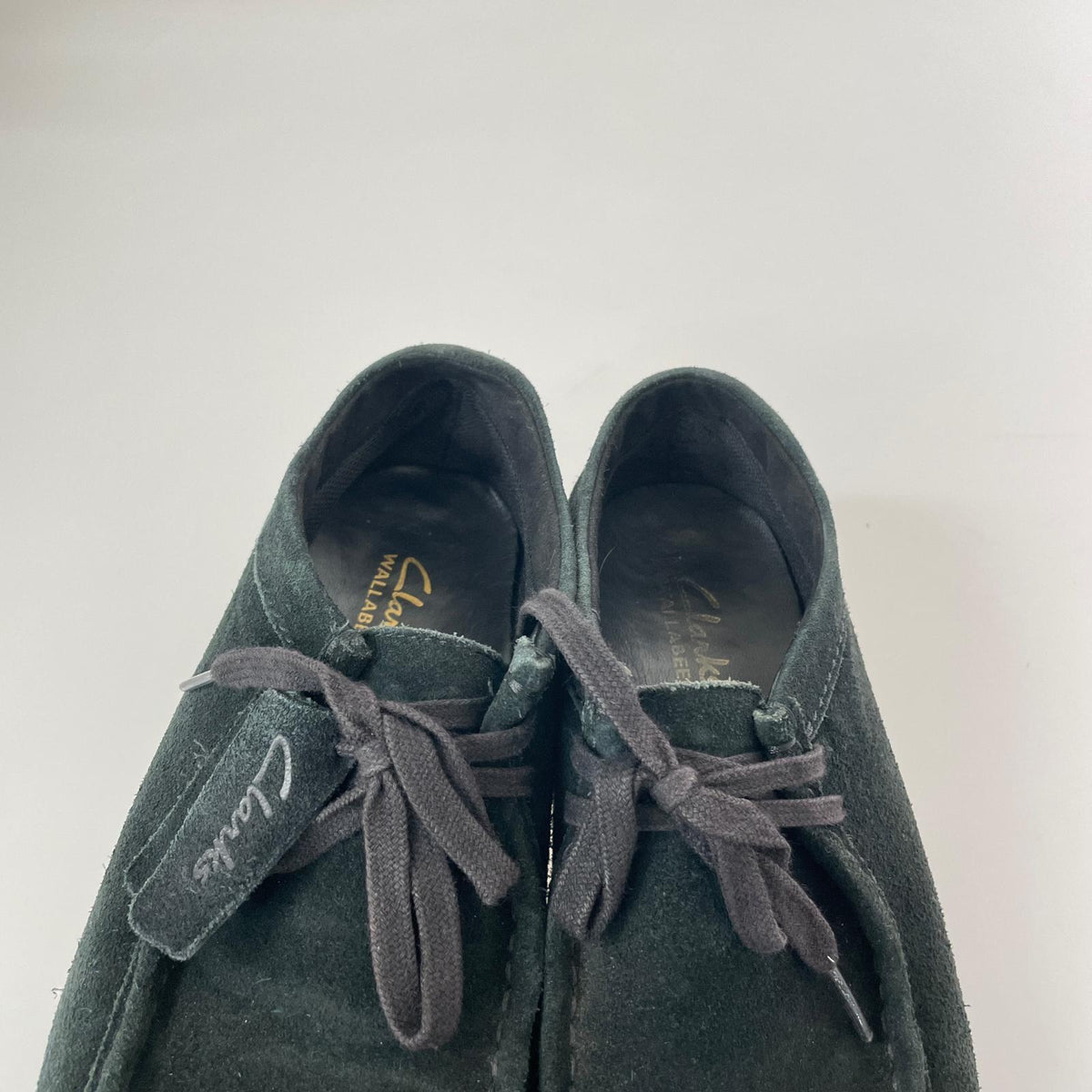 シューズ WALLABEES ワラビー スエード 黒 26.5cm グリーン