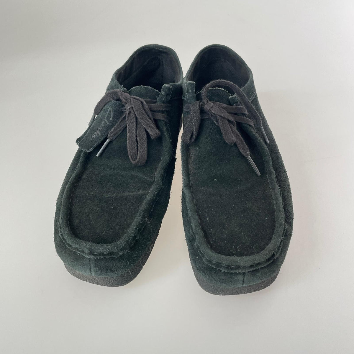 シューズ WALLABEES ワラビー スエード 黒 26.5cm グリーン