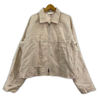 ジャケット W/L SHORT ZIPUP SHIRT PINKBEIGE 3 ベージュ
