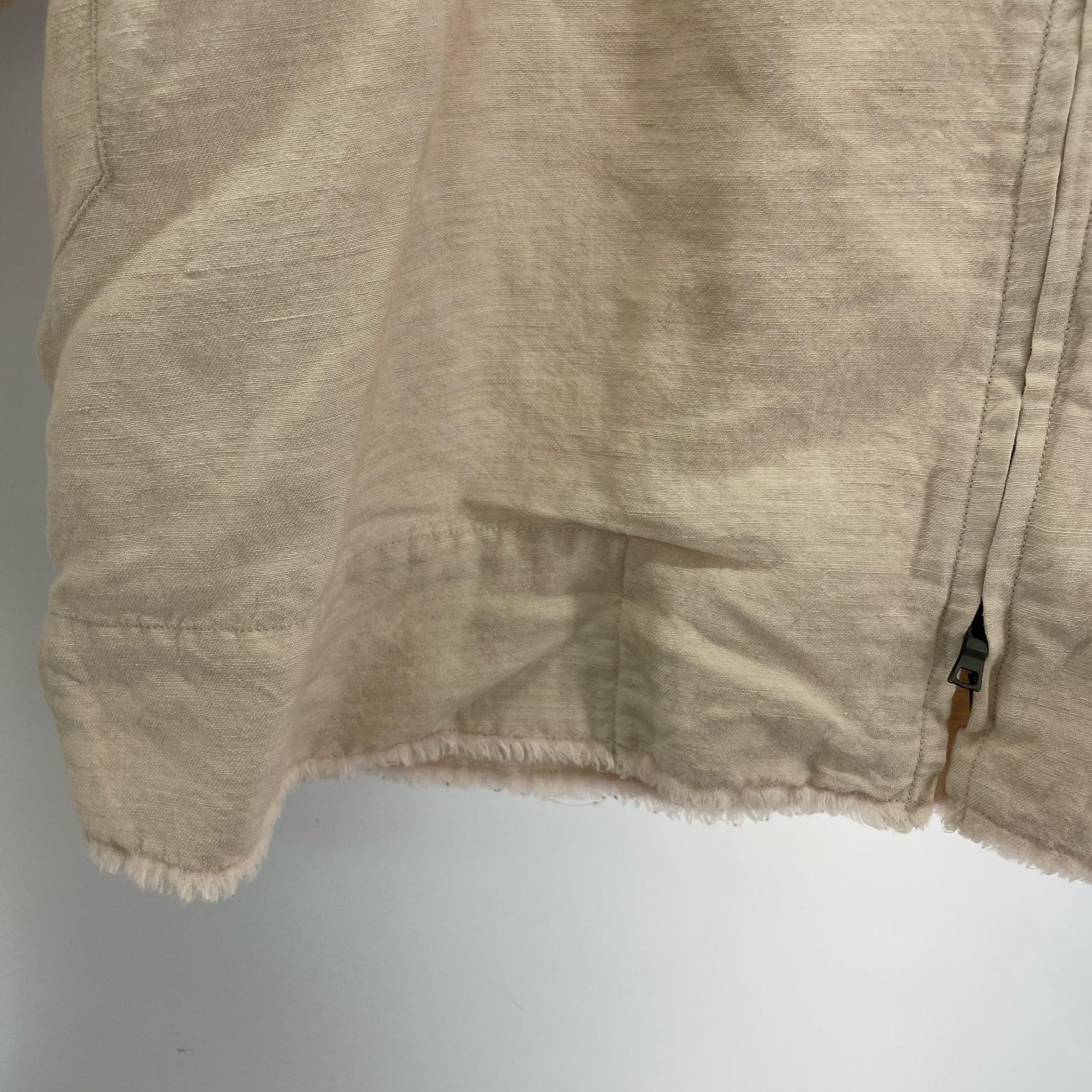 ジャケット W/L SHORT ZIPUP SHIRT PINKBEIGE 3 ベージュ