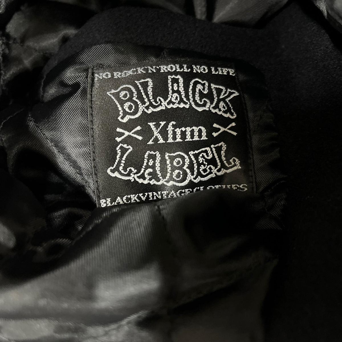 ジャケット BLACK FALME コットン 黒 16 ブラック