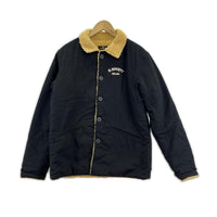 ブルゾン SUBCIETY ボアジャケット 黒 L L ブラック
